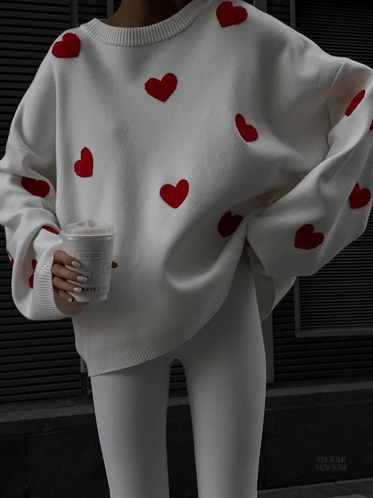 EMMA™ | sweater with hearts