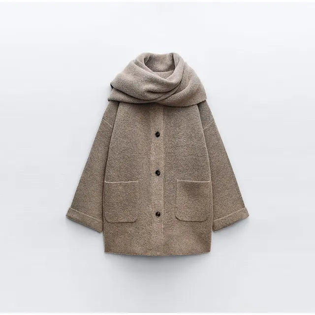 Plunora - Le Manteau Foulard Essentiel 