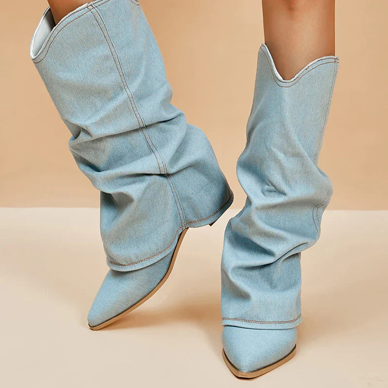 Claire | Denim boots 