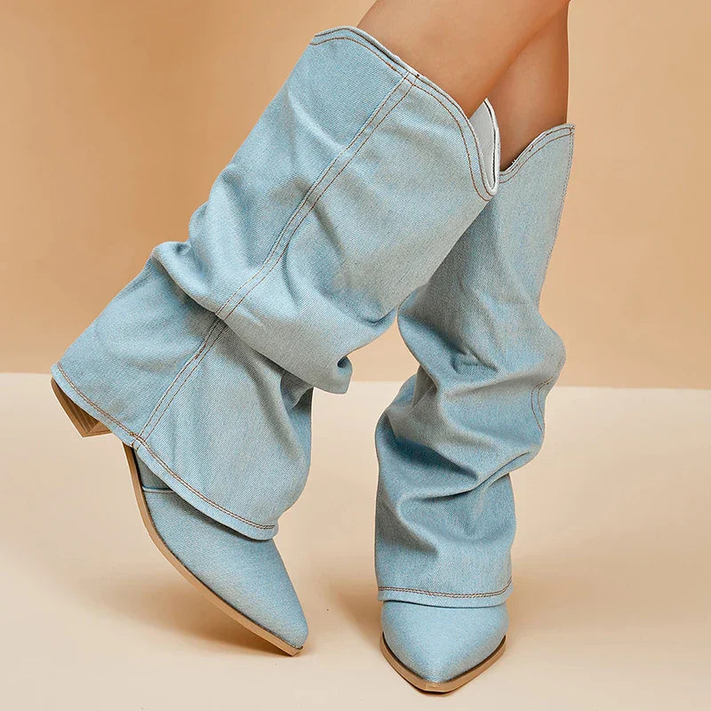 Claire | Denim boots 