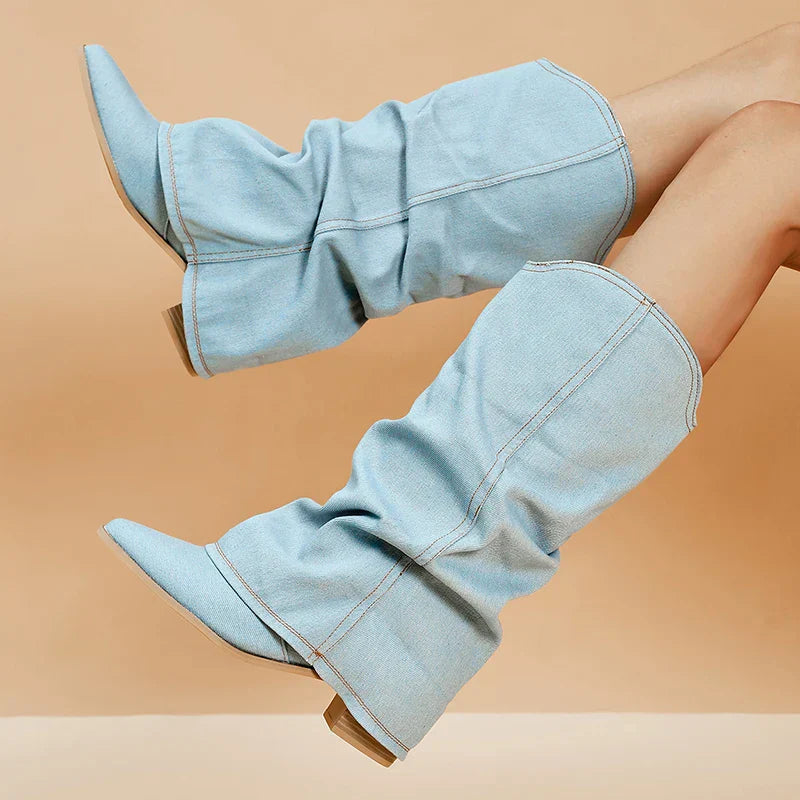 Claire | Denim boots 