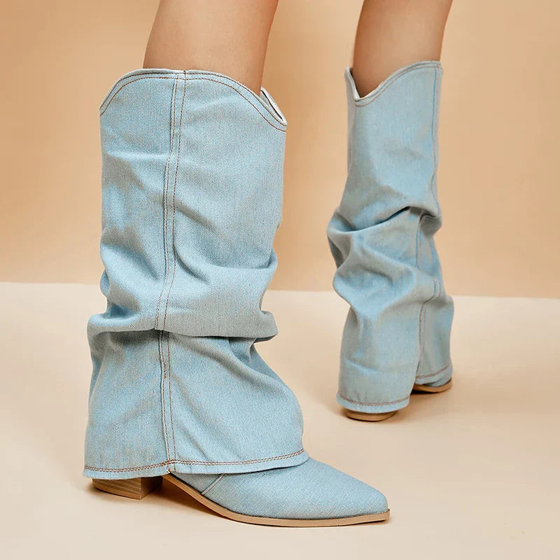 Claire | Denim boots 