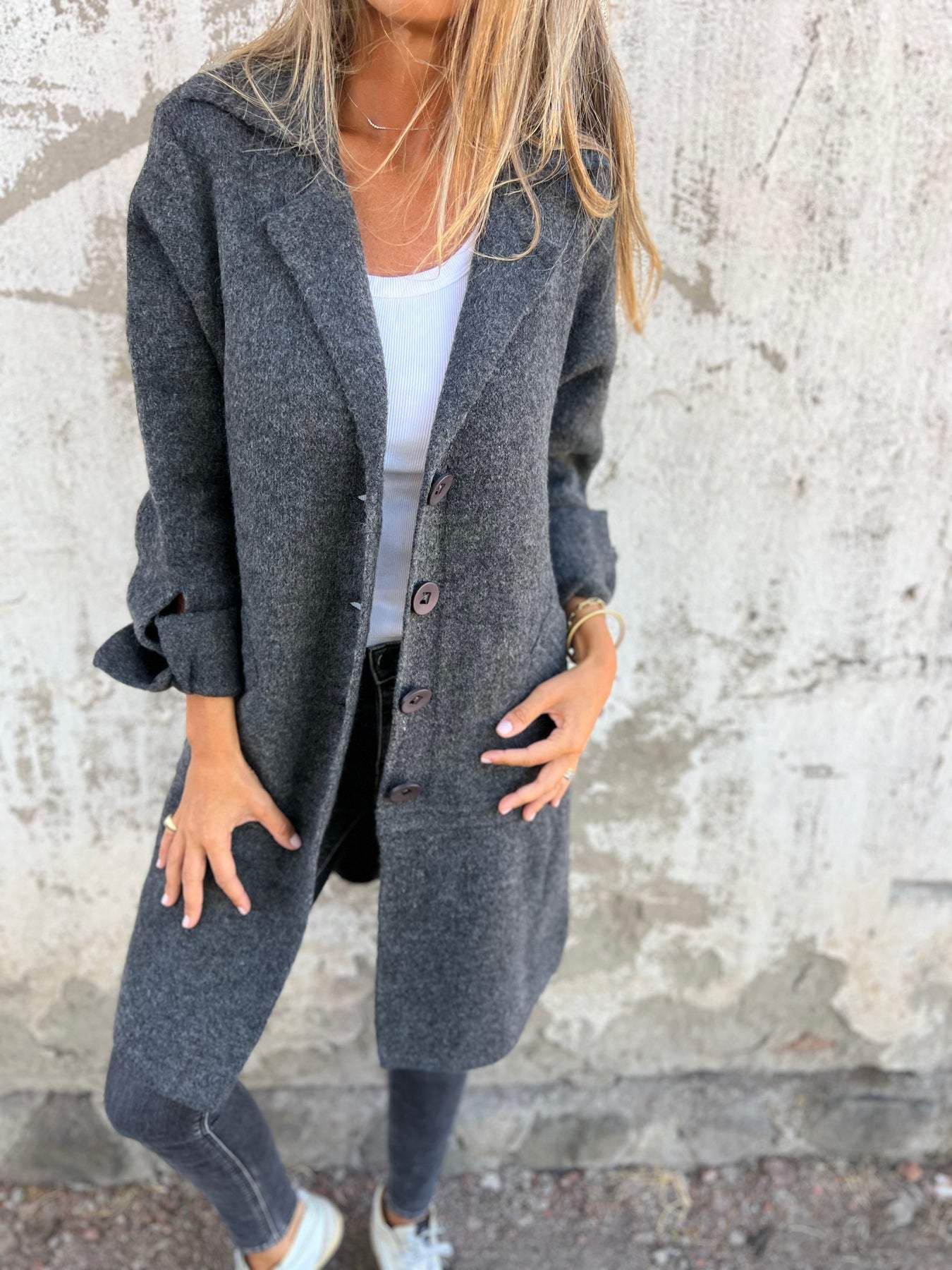 LIEKE™ | Manteau long décontracté